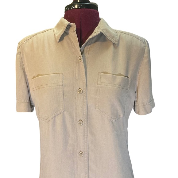 Vintage Silk Evan Picone Buttoning Dress - Picture 2 of 11